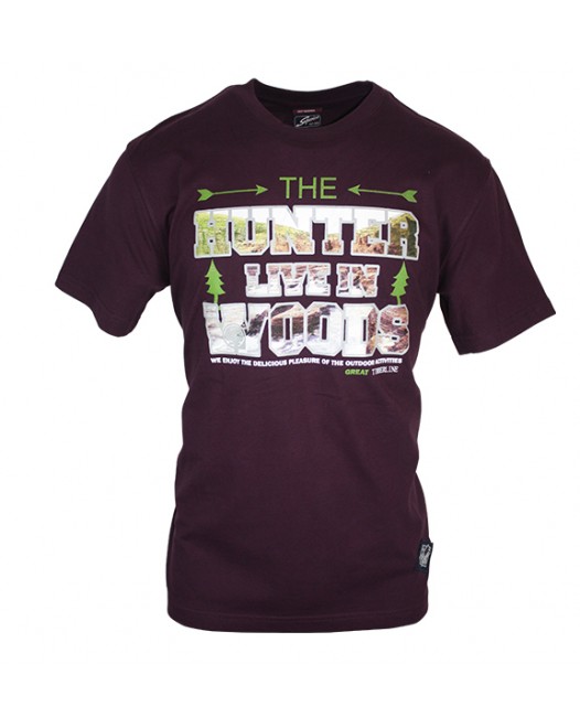 Men Purple Casual Printed Graphic Design T Shirt