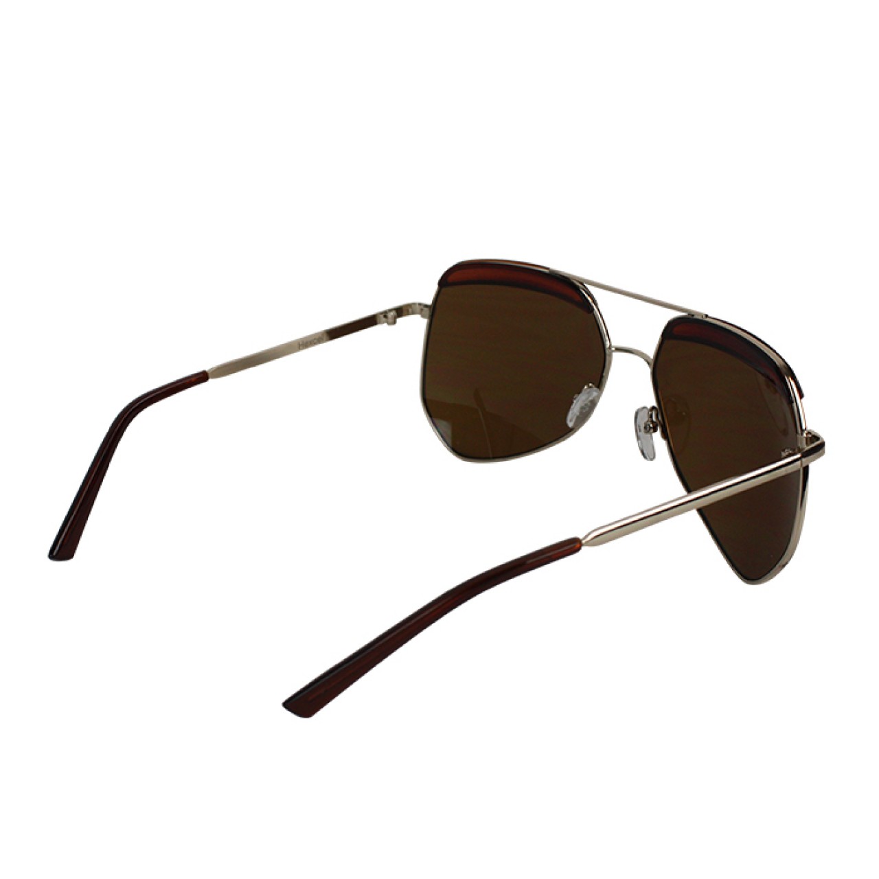 Men's UV Protected Aviator Redwood texture Sunglasses