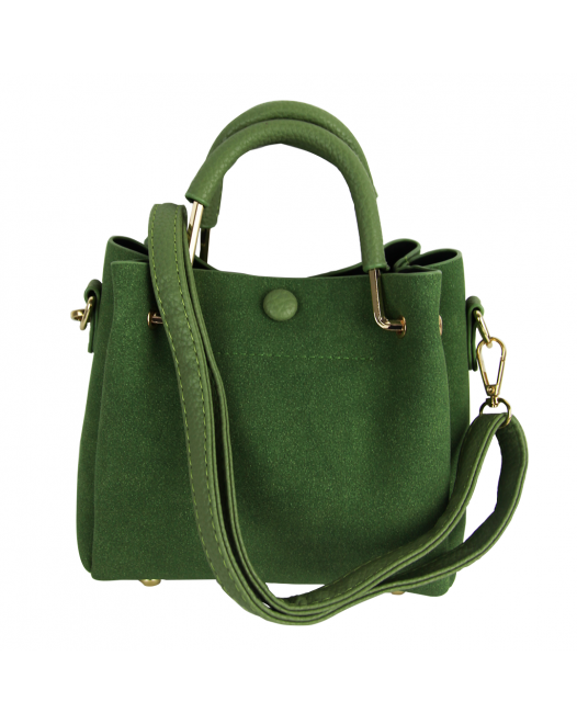 Casual Green Tote Pair of 2 Pieces Bag Set