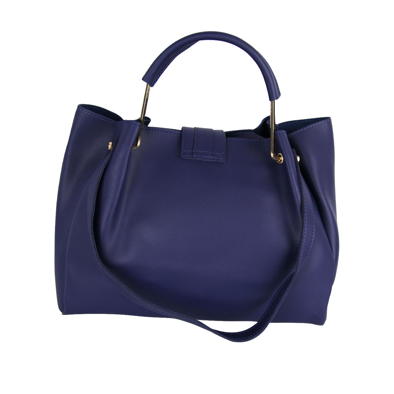 PU Leather Teal Blue / Green Handbag Purse Bag Set For Women