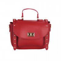 Womens Designer Oxford Crossbody Red/Pink/White/Golden Metropolitan Top Hand-Held Shoulder Satchel Bag Leather
