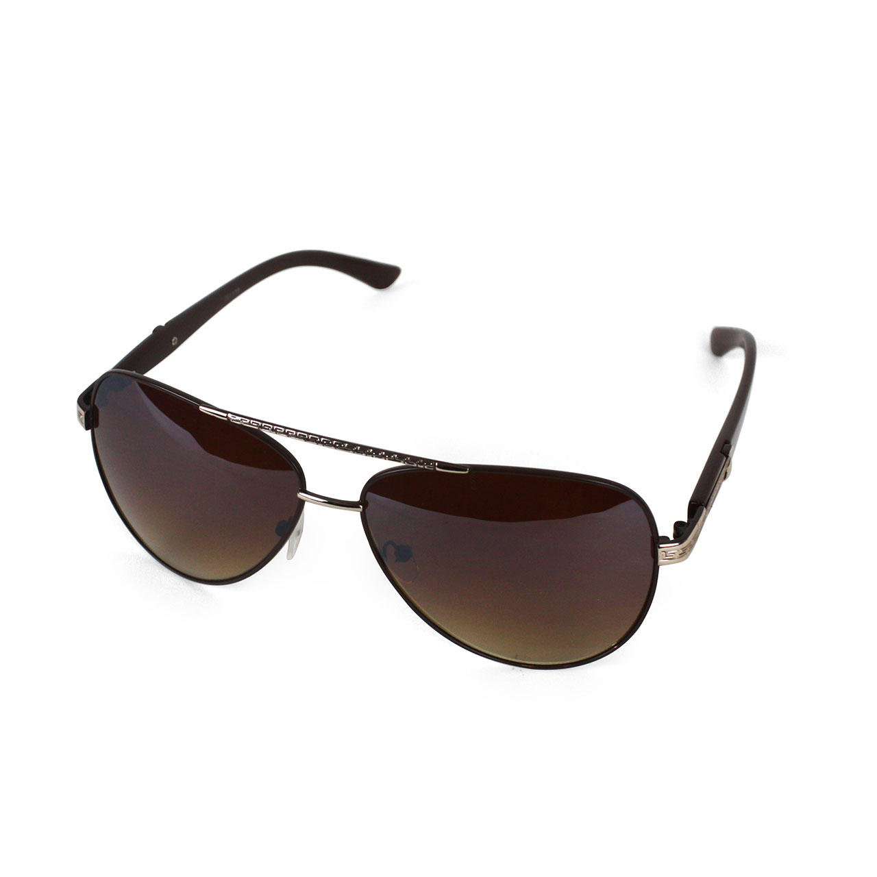 Unisex Polarized Coffee Tinted Aviator Sunglasses