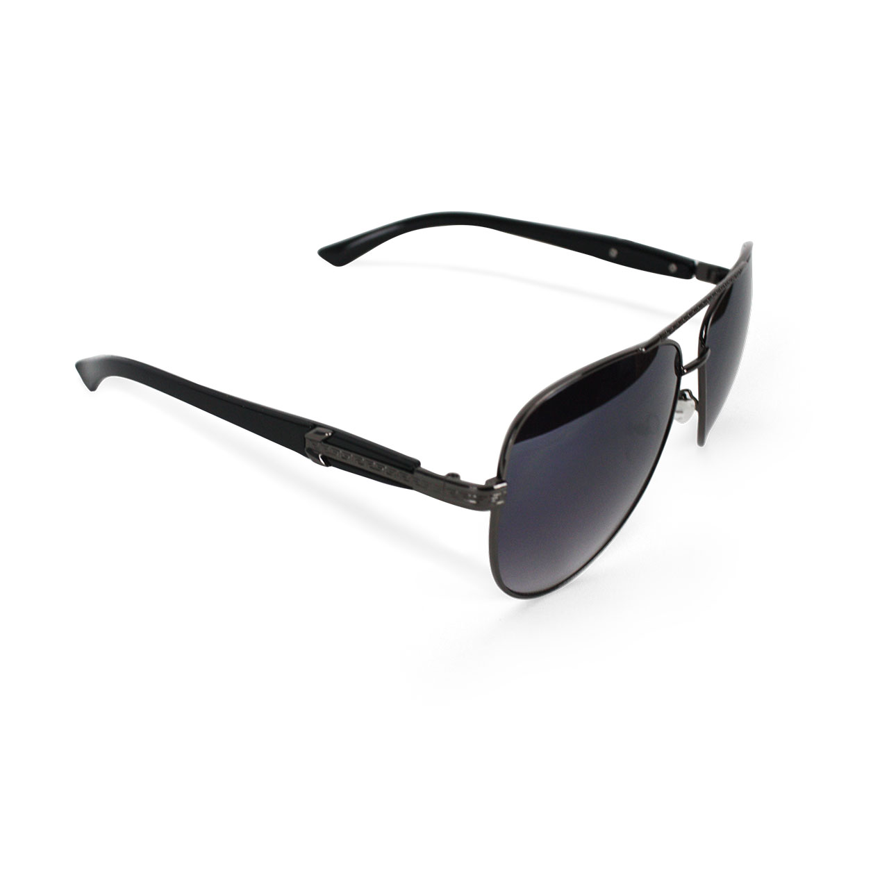 Unisex Polarized half rimmed Smoke Aviator Sunglasses