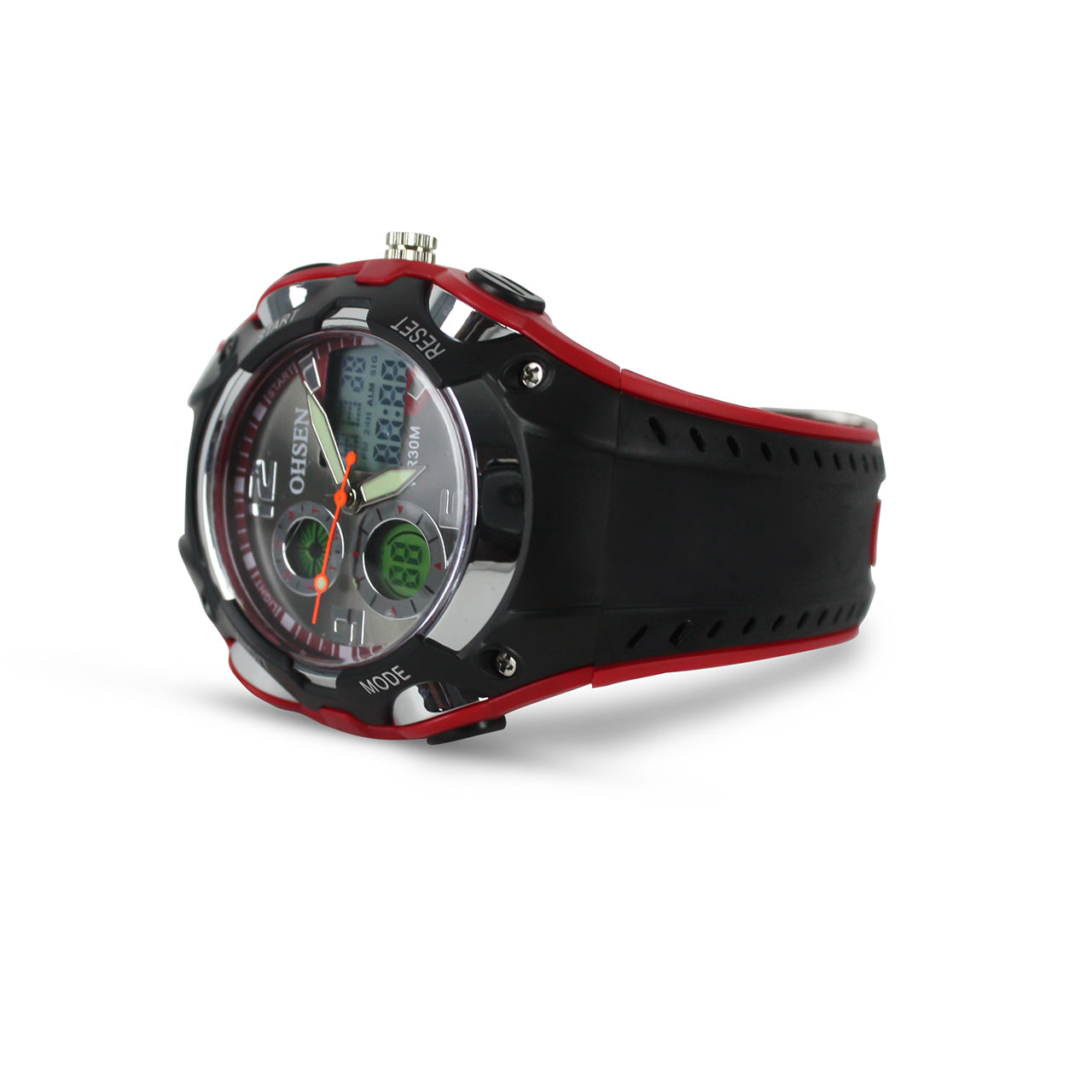 Men's OHSEN Watch WR30M Waterproof Led Sports Lights Display