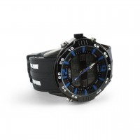 Ohsen Sport Luxury Light Big Dial WR30M Battery Quartz Wristwatch For Men