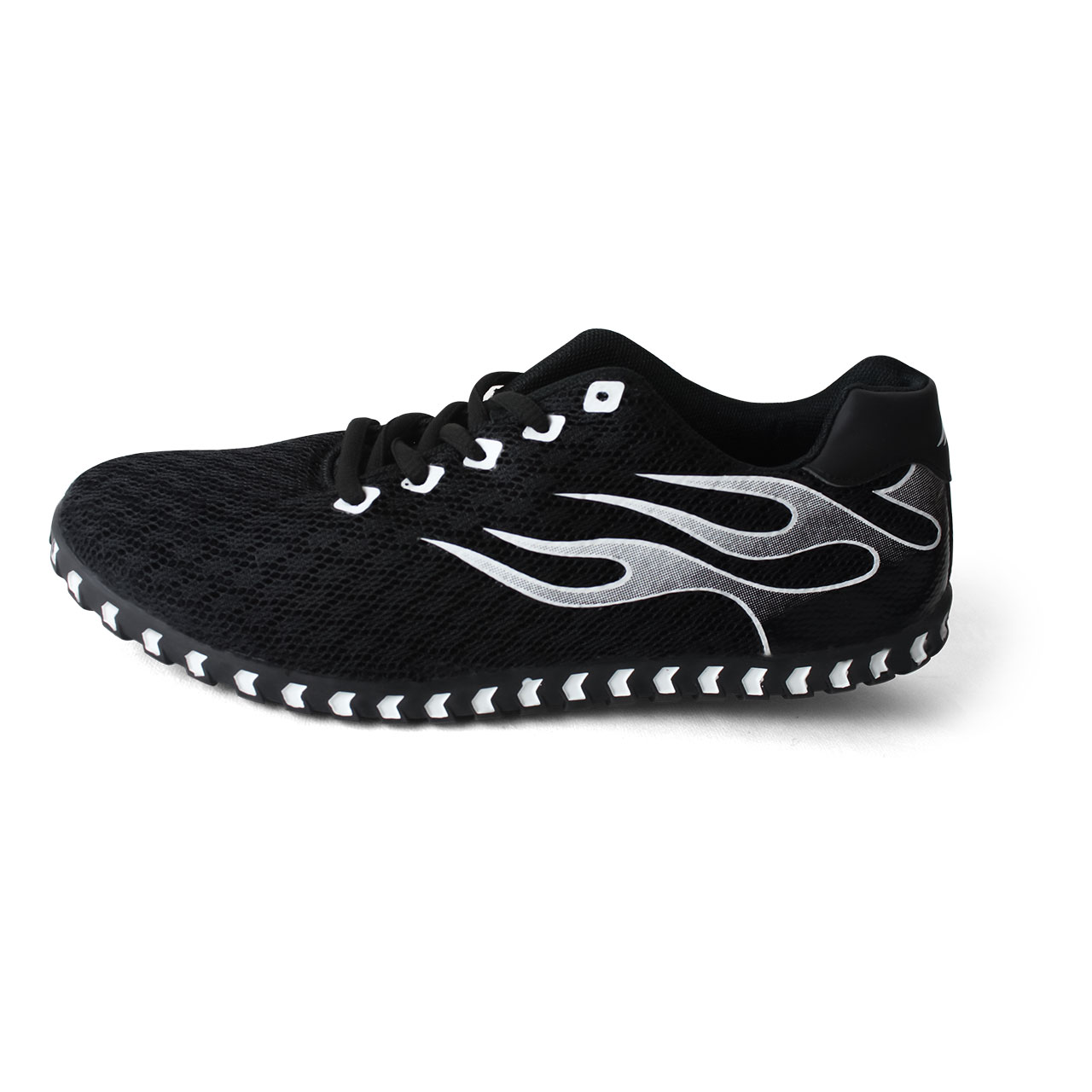 Fashion Casual Leisure Lace-Up Black Sports Shoes For Men