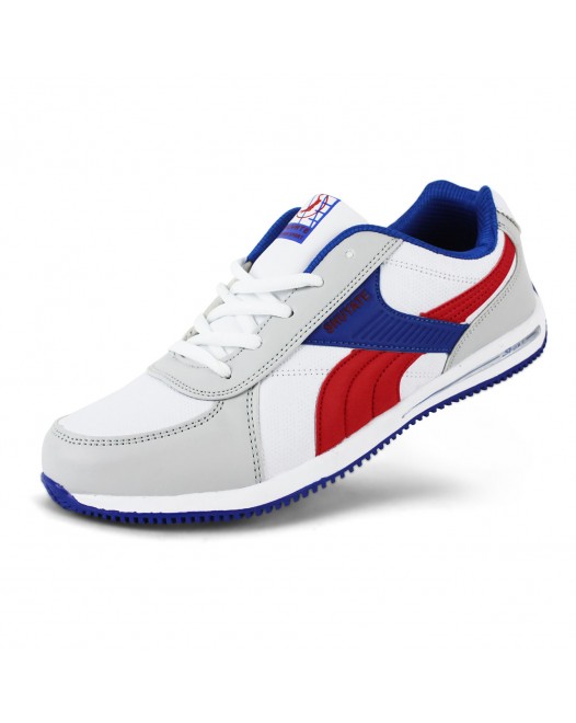 Men's Athletic Comfort Leatherette Shoes - White