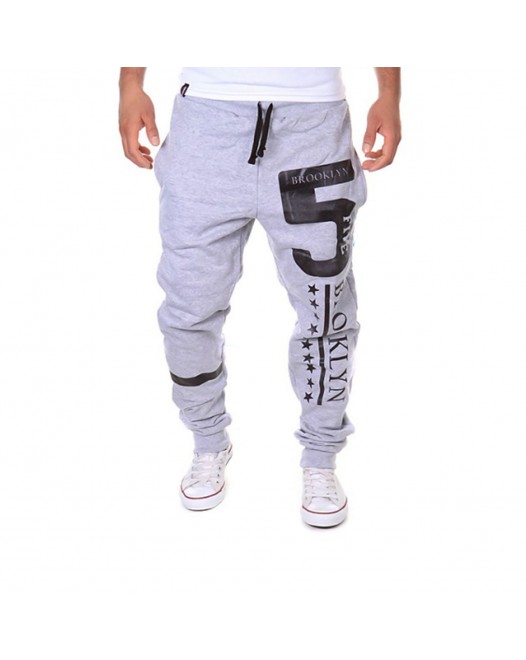 Men's Active / Basic Casual USA Loose Gray WFH Sweatpants