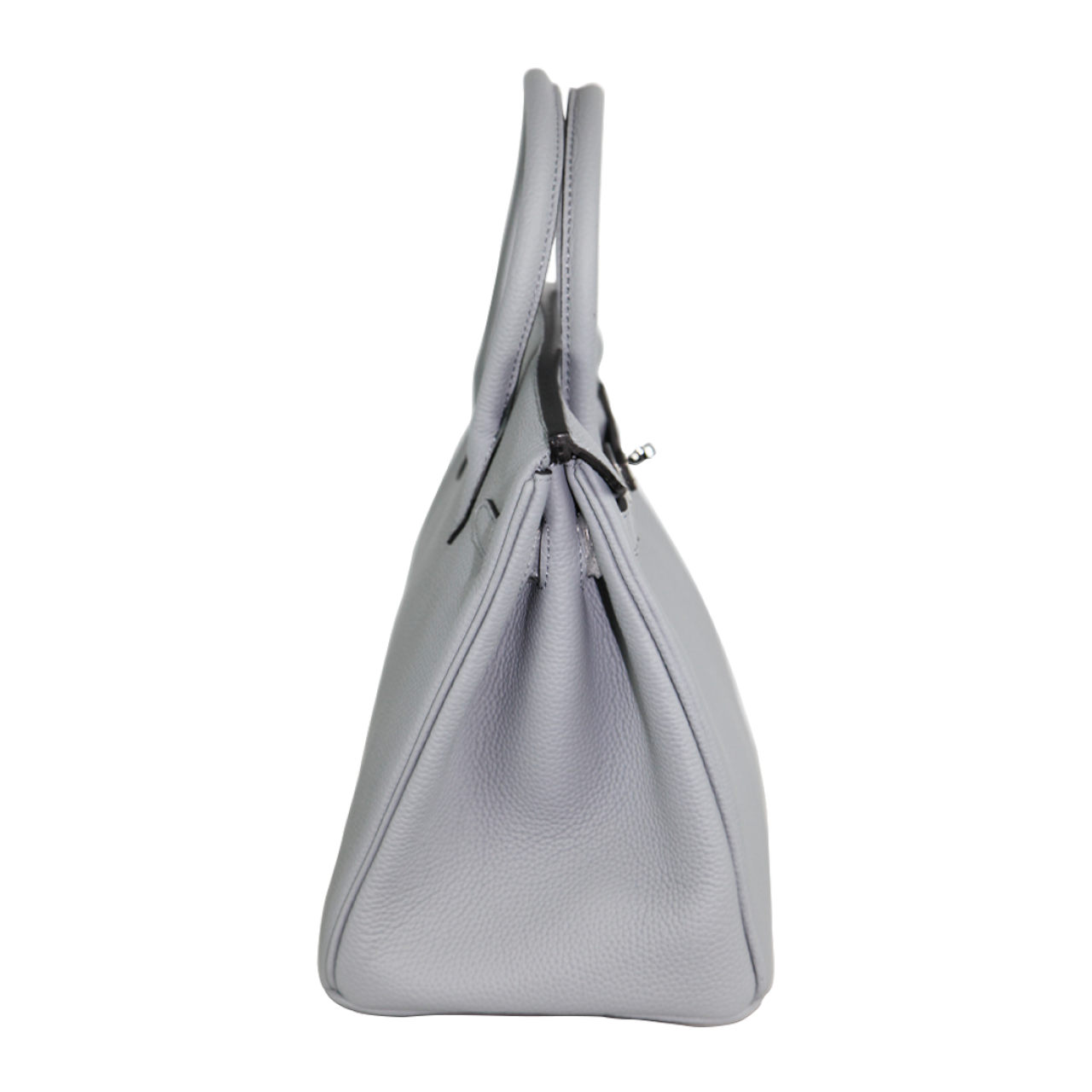 Zeekas Brand Women Solid Leather Satchel White Handbag With Silver Hardware Top Handle Purse