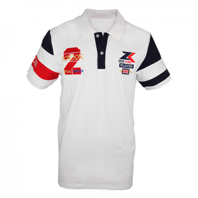 Zeekas No.2 Player London Mens Half Sleeve Polo Shirts