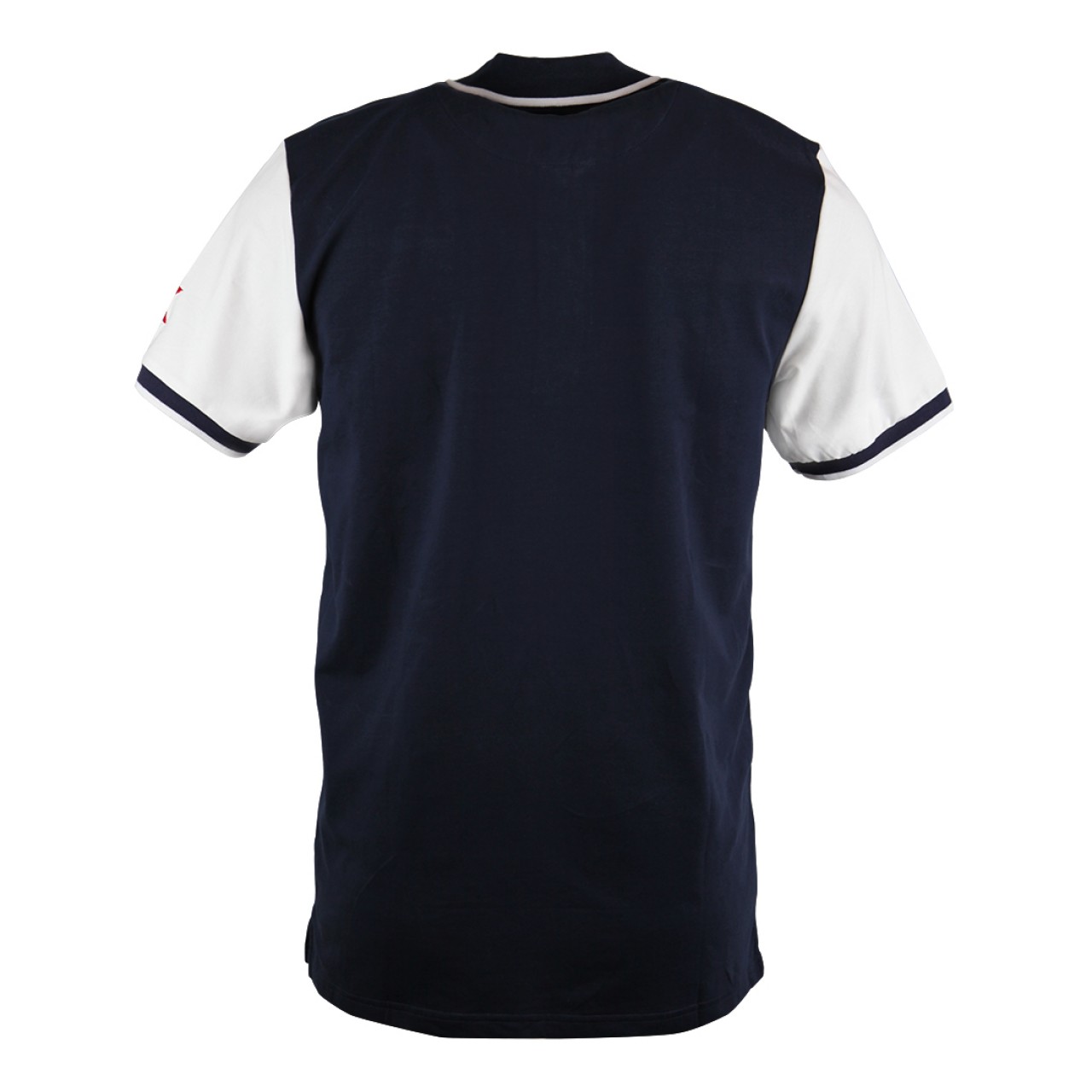 Zeekas Mens Navy Blue And White Striped Polo Shirt Short Sleeve With Bottom