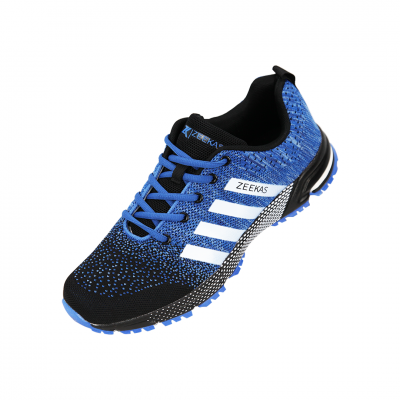 Zeekas Men's Blue Breathable Outdoor Athletic Lightweight Sneaker Running Sport Brands Shoes