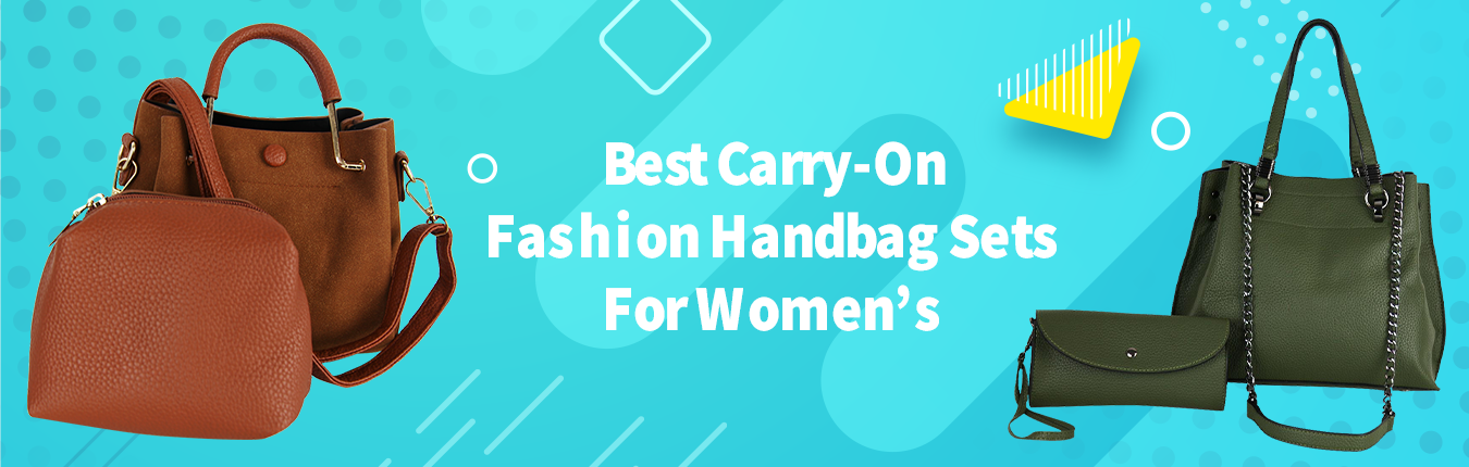 The Best Carry-On Bag Sets For Ladies: Zeekas Women’s Fashion Handbag Sets