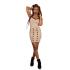 Women's Sleeveless Knitted Dress Midi Crepe Black And Beige Bodycon Dress Outfit