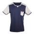 Men's Classic Blue color Crew Neck Tee With Maxi Fit
