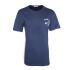 Solid Vision Freedom Short Sleeve Round Neck Blue Navy T Shirt