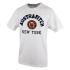 Crew Neck Austrafitch New York NYC Printed White T Shirts For Men