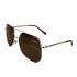 Brown Tint Frame Redwood Texture Polarized Aviator Sunglasses Mens