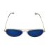 Unisex Full Rim Aviator Polarized Cool Blue Sunglasses