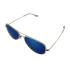 Unisex Full Rim Aviator Polarized Cool Blue Sunglasses
