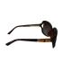 Unisex UV Protected Round Resin Texture Designer Sunglasses