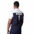 Solid San Luis White Collared Short Sleeve Comfortable Dark Navy Blue Polo Shirts For Men