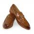 Men's Brown Genuine Leather Formal Closed Toe Shoes Office Loafers