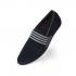 Mens Leather Shoes Casual Denim Black / Navy Blue Loafers
