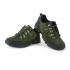 Suede Round Toe Wide Mens Athletic Shoes Gray / Green