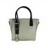 2 Piece Handbag Tote Crossbody Brown/Gray Womens Leather Shoulder Bag Set With Straps