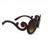 Women's Woody Tan Tint Cat Eyed Sunglasses
