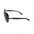 Unisex Polarized Half Aviator Smoke Lens Sunglasses