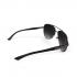 Unisex Polarized Half Aviator Smoke Lens Sunglasses